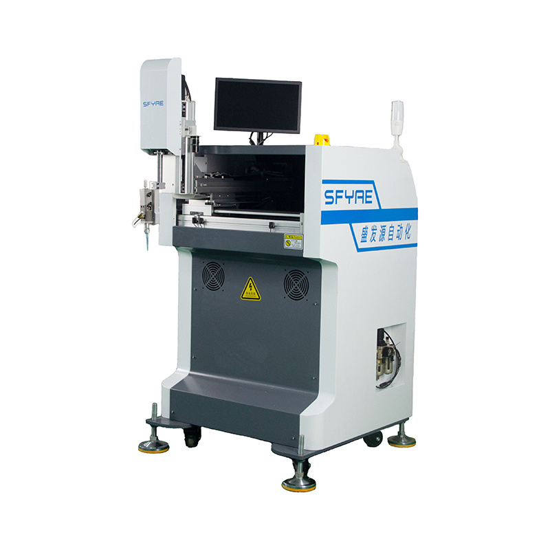 視覺在線自動跟隨動態(tài)點膠機